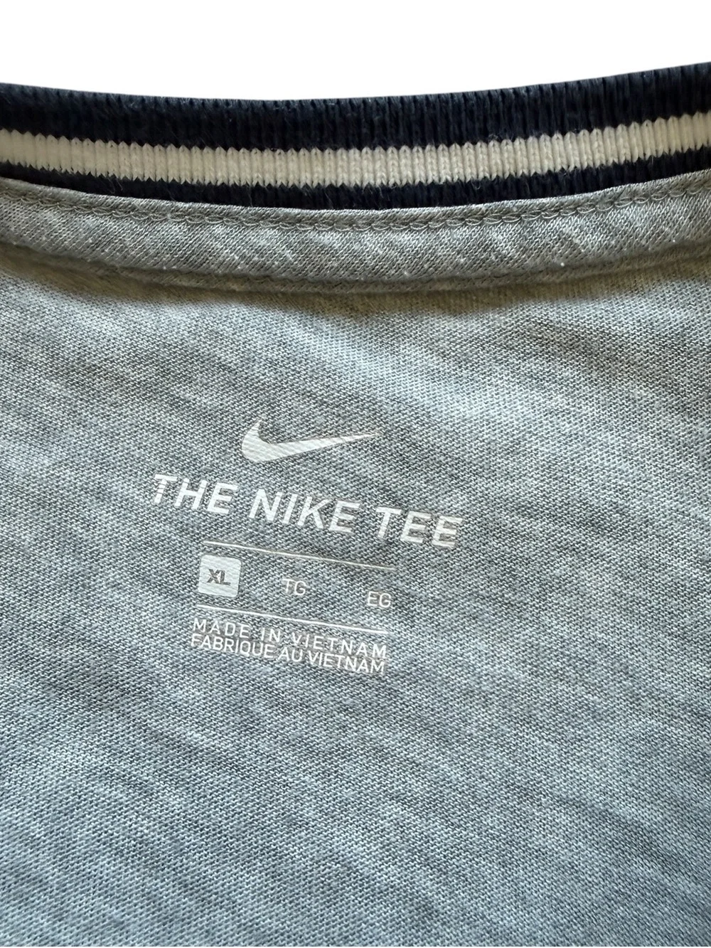 Nike Team USA Olympic T-Shirt Women’s XL Gray Red White Blue USA Graphic Tee
